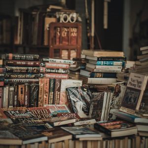 pile of assorted novel books