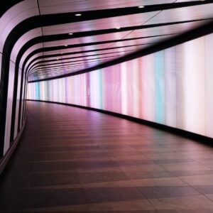photography of a contemporary hallway