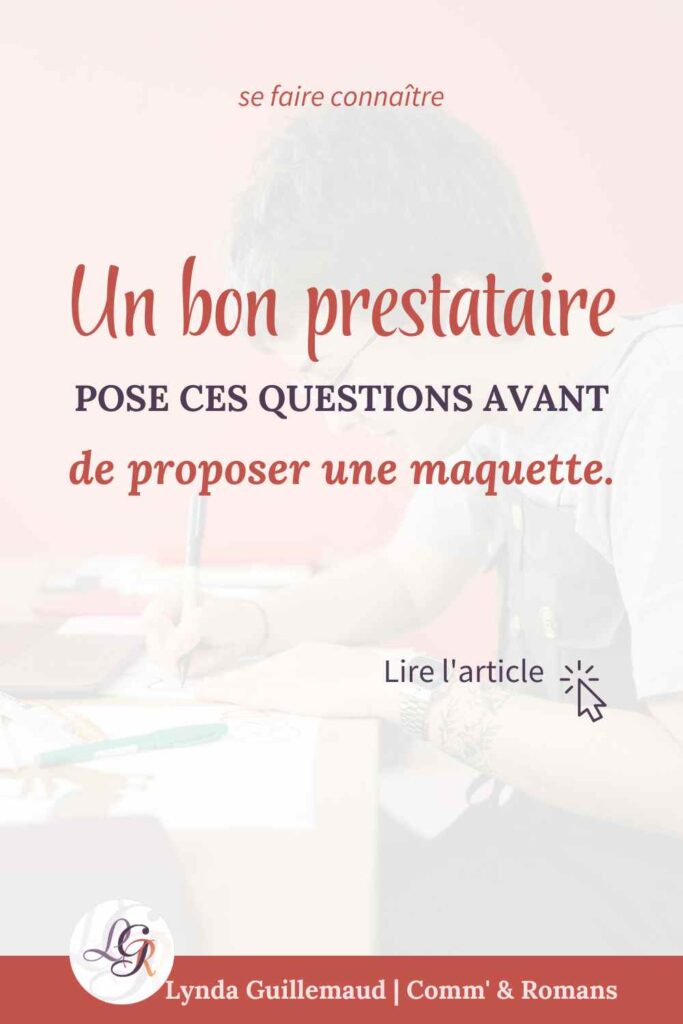 bon prestataire couverture de livre
