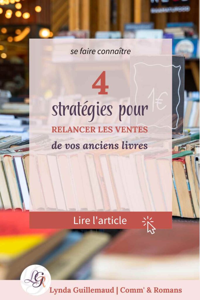 4 strategies relancer ventes anciens livres