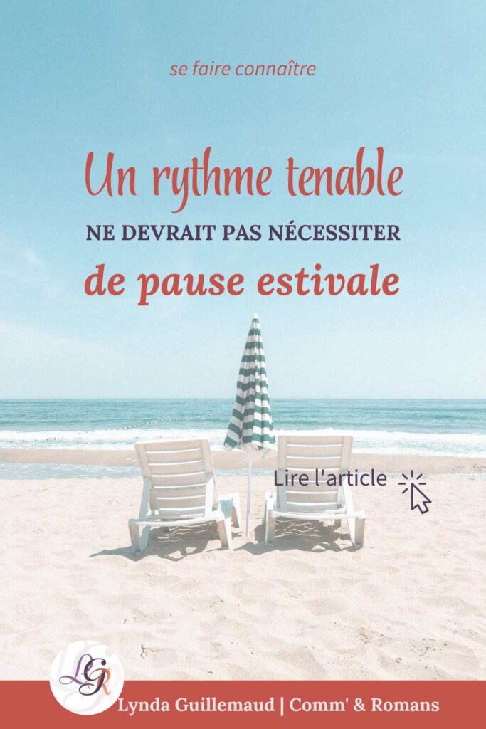 construire un rythme tenable pour sa communication d'auteur pinterest