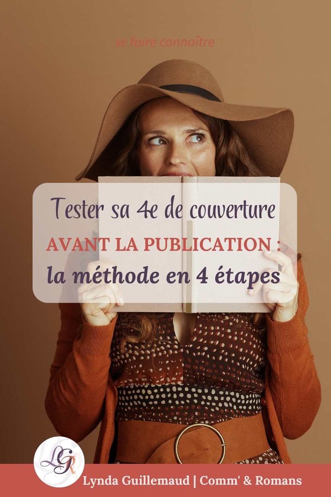 Illustration Pinterest : méthode pour tester la 4e de couverture de son livre auprès de lecteurs avant de publier